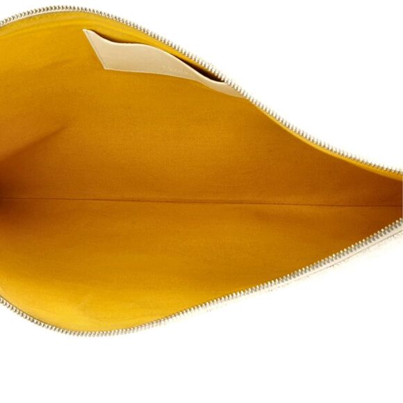 Goyard Senat Zip Pouch Coated Canvas GM White - Picture 5 of 7